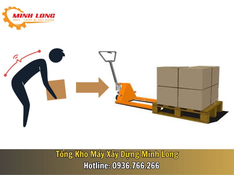 Lợi ích từ việc sử dụng xe nâng tay