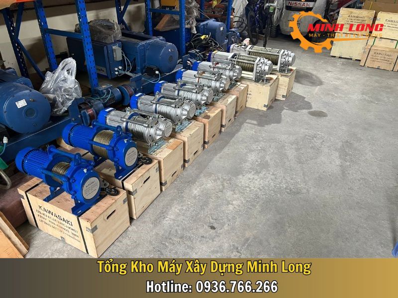 Công dụng của máy tời xây dựng