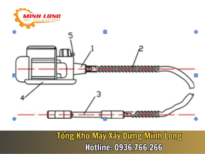 Nguyên lý hoạt động của máy đầm dùi