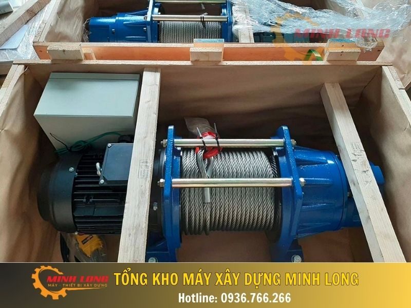 Những lợi ích khi sử dụng máy tời mặt đất