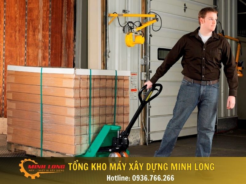 Công dụng của xe nâng tay thấp