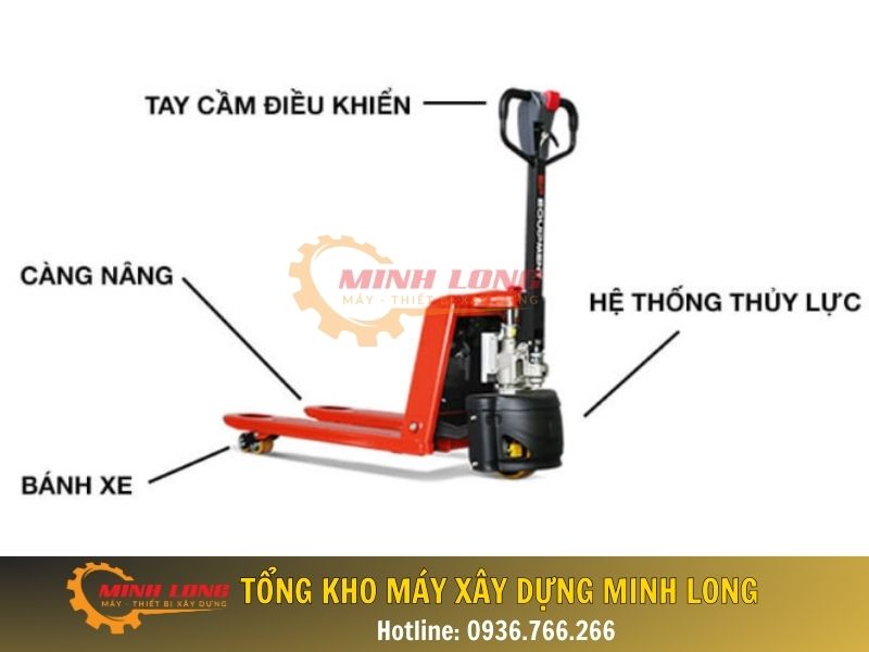 Nguyên lý hoạt động của xe nâng cao tay thấp