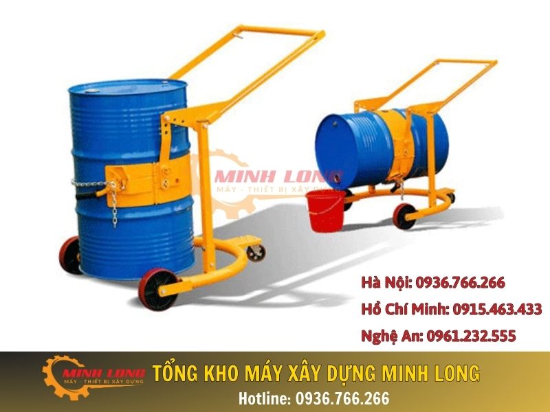 Xe nâng thùy phuy thấp